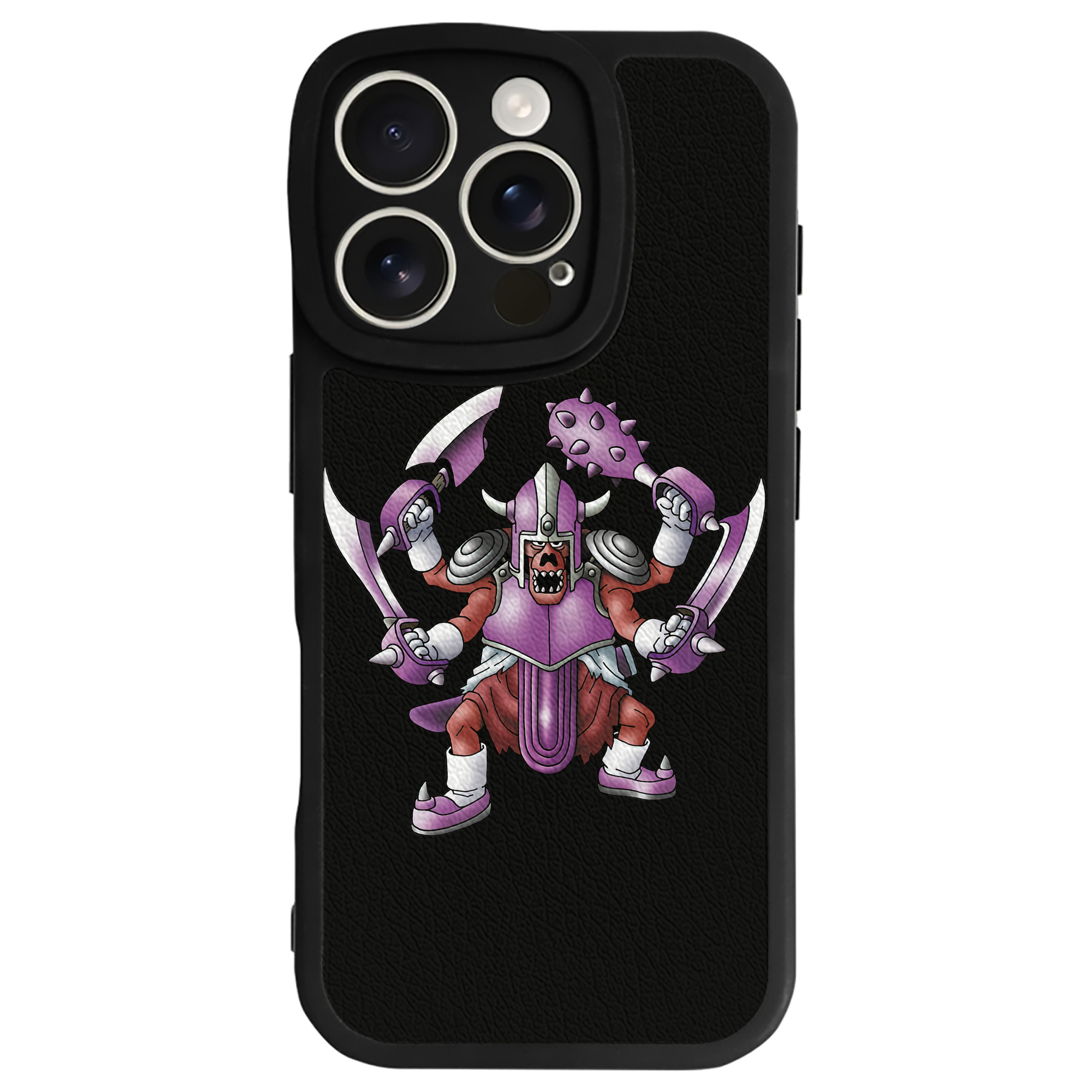 （画像用） ドラゴンクエスト Doragon Kuesuto Dragon Quest 【iPhone 16シリーズ対応】シリコンスマホケース（レザー調） 材質：シリコン